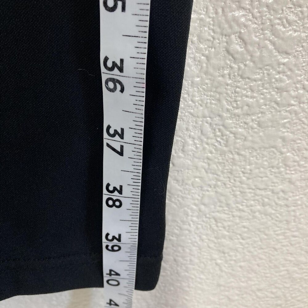 Bearbottom Pants Mens Medium Black Polyester Slim Fit Chino Elastic Waist Casual - Picture 8 of 12